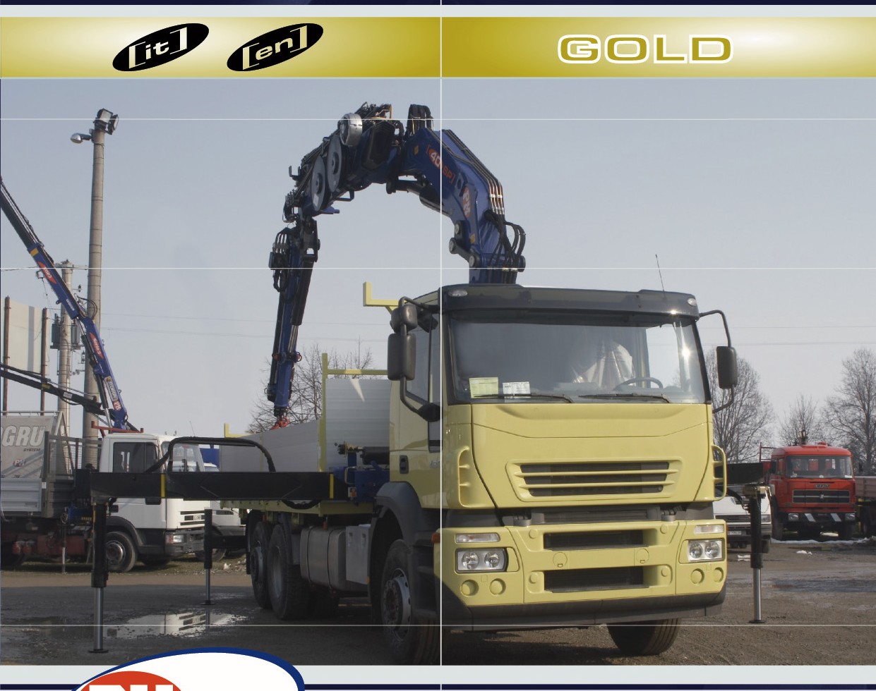 PM 40-ton knuckle boom crane
