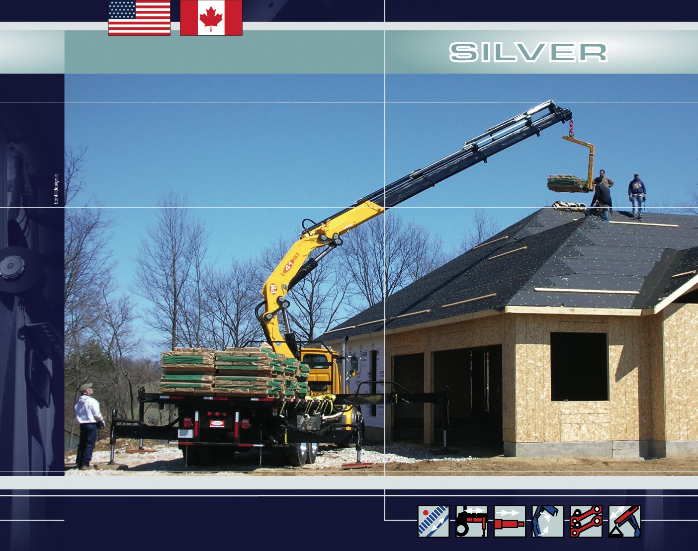 PM 41-ton knuckle boom crane